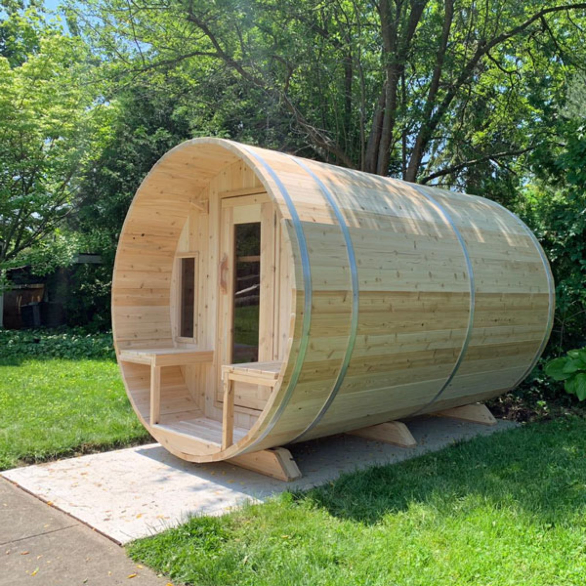 Dundalk LeisureCraft CT Tranquility Barrel Sauna