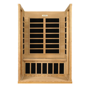 Dynamic Versailles 2-person Low EMF FAR Infrared Sauna (Canadian Hemlock)