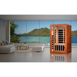 Dynamic Cordoba 2-person Low EMF FAR Infrared Sauna (Canadian Hemlock)