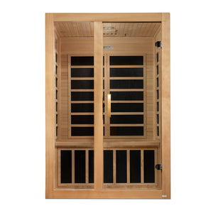 Dynamic Santiago 2-person Low EMF FAR Infrared Sauna (Canadian Hemlock)