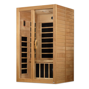 Dynamic Santiago 2-person Low EMF FAR Infrared Sauna (Canadian Hemlock)