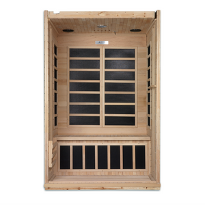 Dynamic Venice 2-person Low EMF FAR Infrared Sauna (Canadian Hemlock)