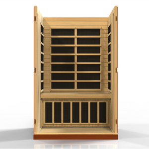 Dynamic Vittoria 2-person Low EMF FAR Infrared Sauna (Canadian Hemlock)