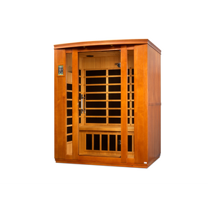 Dynamic Bellagio 3-person Low EMF FAR Infrared Sauna (Canadian Hemlock)