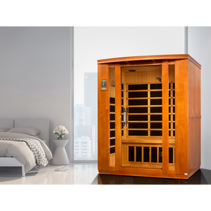 Dynamic Bellagio 3-person Low EMF FAR Infrared Sauna (Canadian Hemlock)