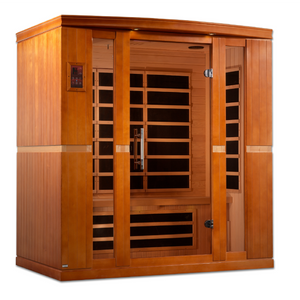 Dynamic Bergamo 4-person Low EMF FAR Infrared Sauna (Canadian Hemlock)