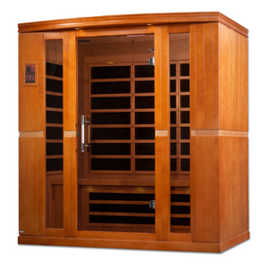 Dynamic Bergamo 4-person Low EMF FAR Infrared Sauna (Canadian Hemlock)