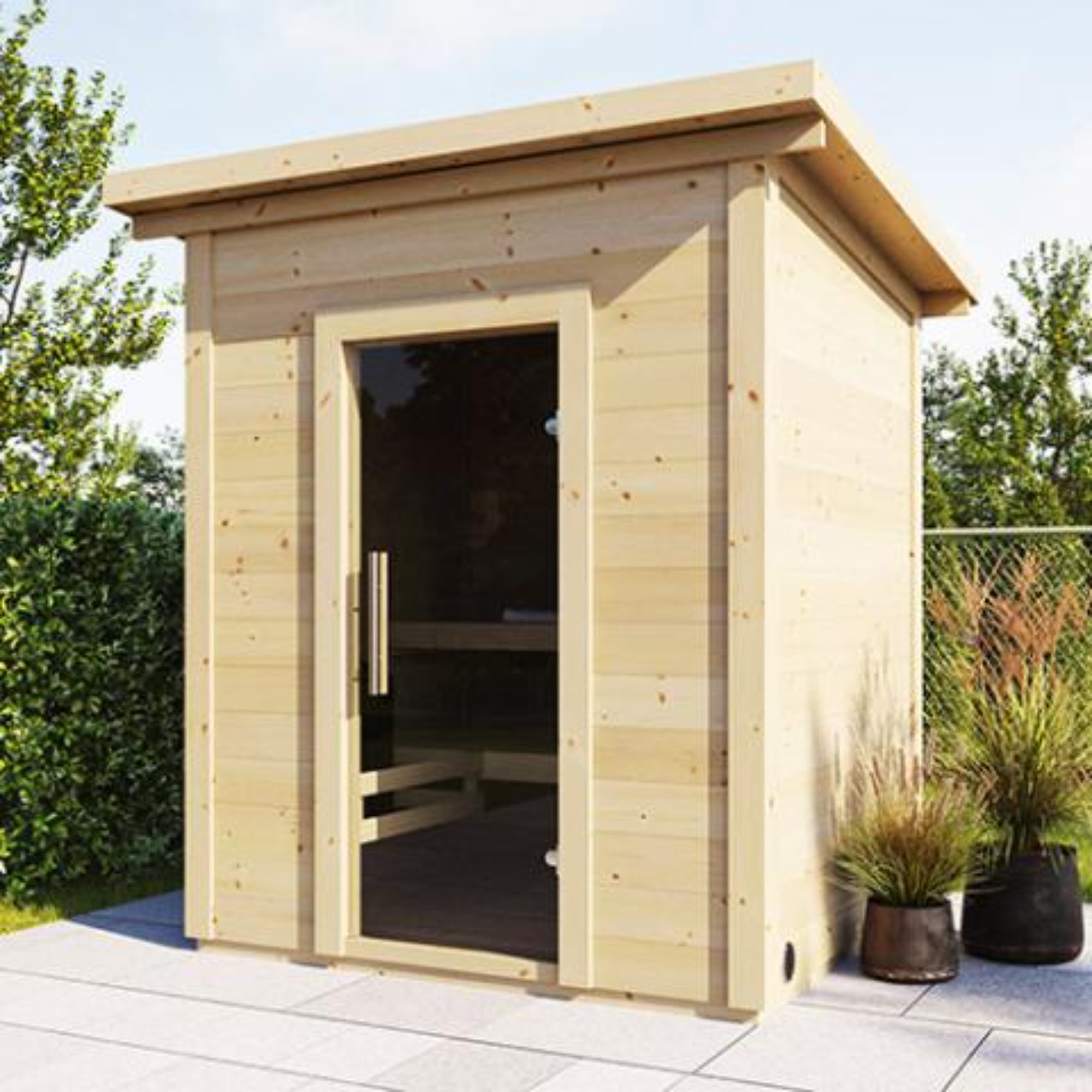 SaunaLife Model G2 Outdoor Home Sauna