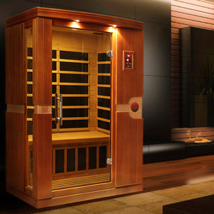 Dynamic Venice 2-person Low EMF FAR Infrared Sauna (Canadian Hemlock)